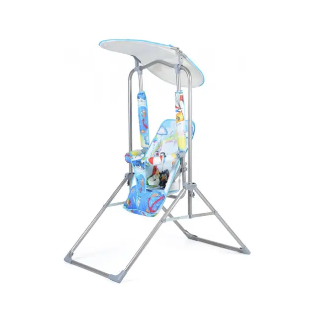 Cangaroo Παιδική Κούνια Garden Funny Blue 3800146240011B 3