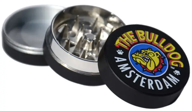 The Bulldog Amsterdam Grinder Μεταλλικό Μαύρο - 3 Parts