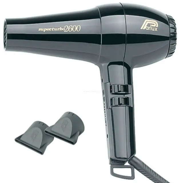 Parlux 2600 Superturbo Black 1700 watt - (πιστολάκι μαλλιών μαύρο)