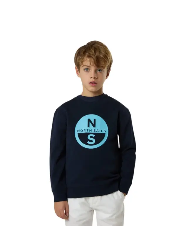 North Sails - Παιδικό Μακρυμάνικο Πουλόβερ 792093-000-0802 Μπλε Ναυτικό 2