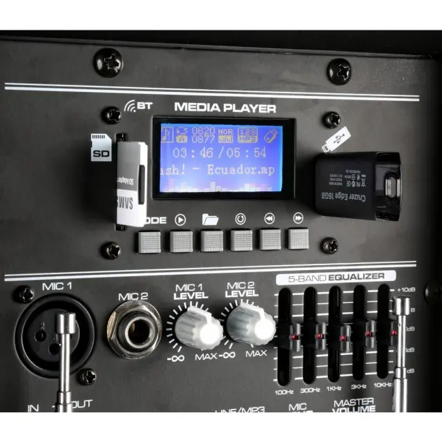 VONYX AP1500PA 2UHF ΗΧΕΙΟ ΜΠΑΤΑΡΙΑΣ 3