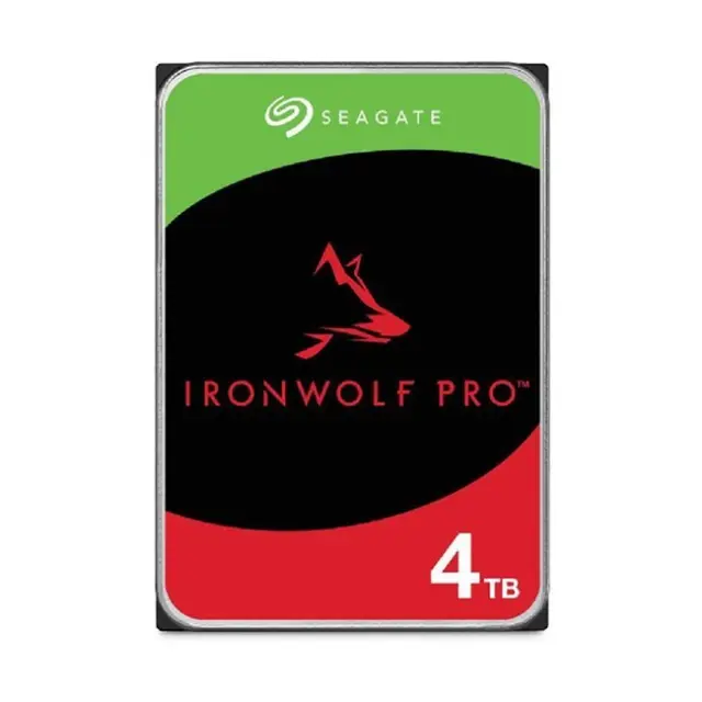 Seagate Ironwolf Pro 4TB HDD Σκληρός Δίσκος 3.5" SATA III 7200rpm με 256MB Cache για NAS