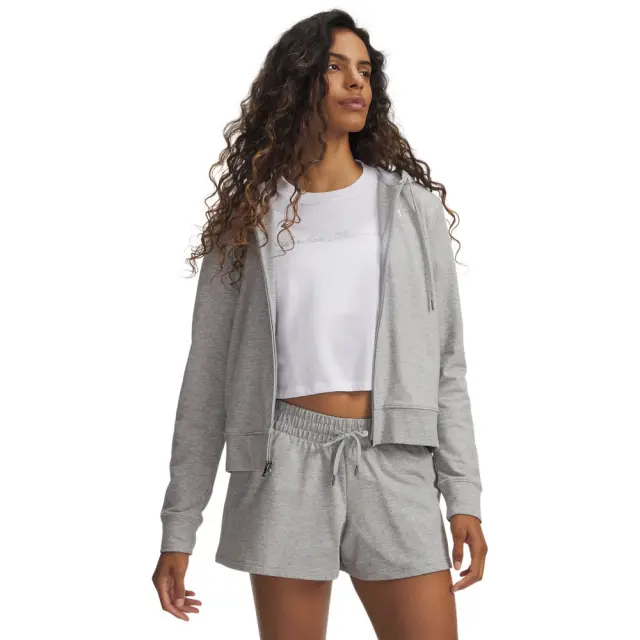 Under Armour Sport Terry Full-Zip Hoodie (6011017-011) - Γκρί
