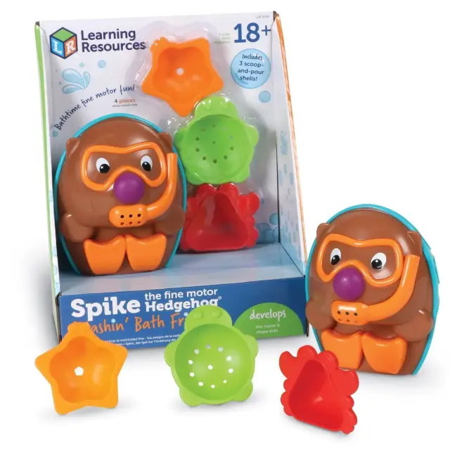 Learning Resources Εκπαιδευτικό Παιχνίδι Μπάνιου Spike the Fine Motor Hedgehog (18+ μηνών) LER9128 2
