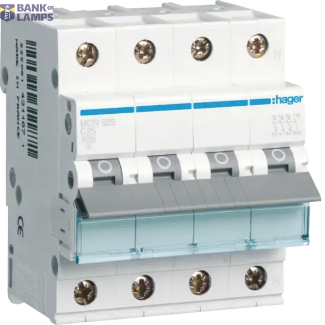 Disjunctor 3P+N 6kA C-25A 4M