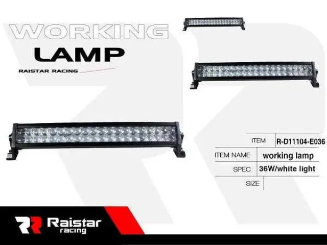 Προβολέας οχημάτων LED - Μπάρα - 20cm - R-D11102E-A036 - 110621